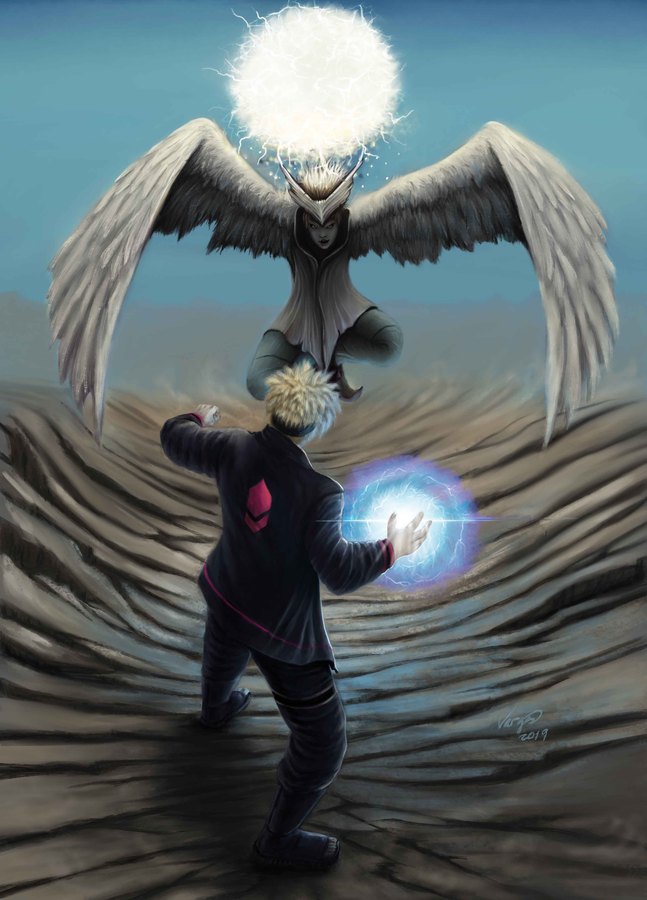 Anime-inspired digital painting by Ulises Vargas