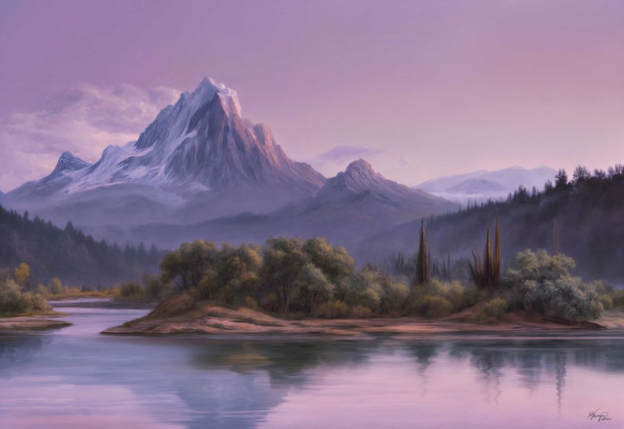 Digital landscape study by Ulises Vargas