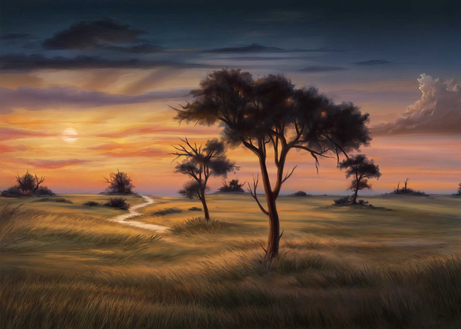 Digital landscape study by Ulises Vargas