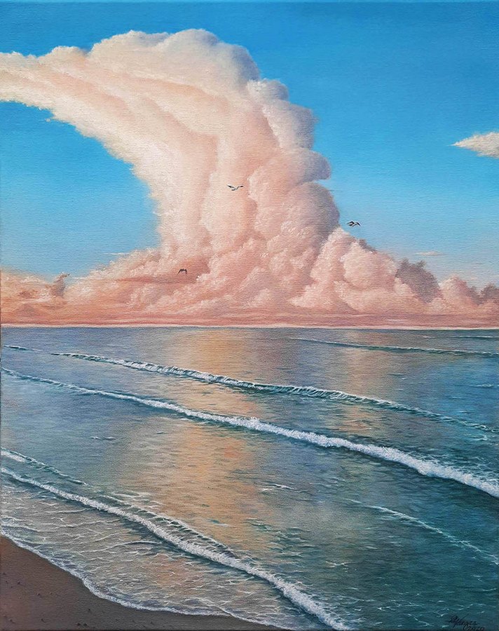 Cloud Stories painting by Ulises Vargas